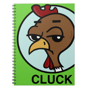 CUADERNO ESPIRAL DEL POLLO DIVERTIDO DEL DIBUJO