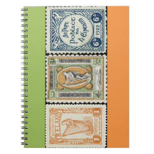 Cuaderno espiral del sello de Irlanda