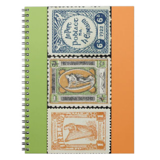 Cuaderno espiral del sello de Irlanda