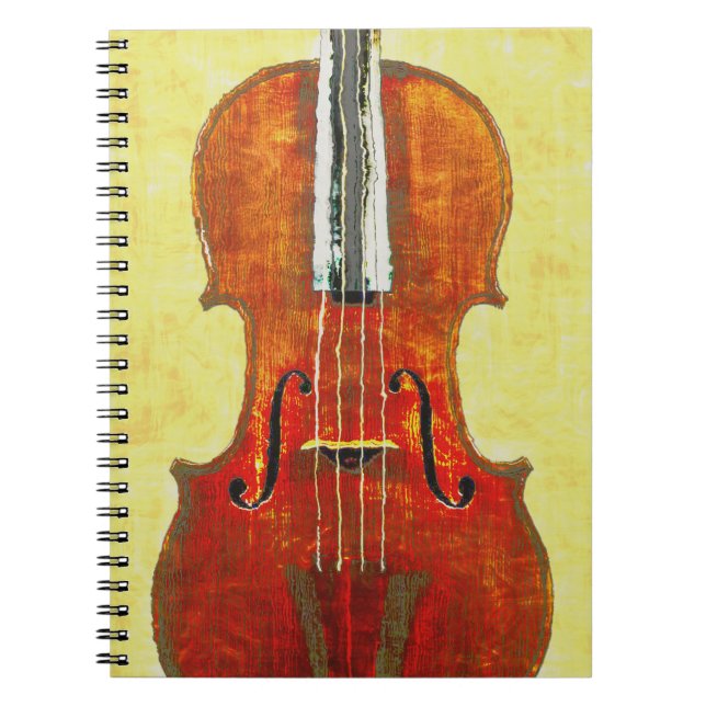 Cuaderno espiral del VIOLÍN (Frente)