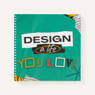 Cuaderno espiral Diseña una vida que ames