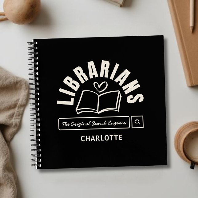 Cuaderno espiral divertido para bibliotecarios ama (Subido por el creador)
