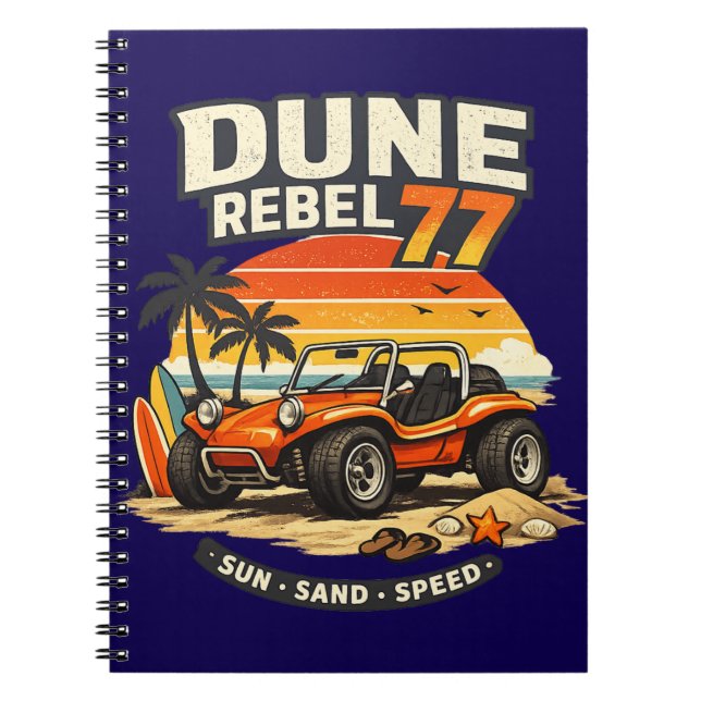 Cuaderno espiral Dune Rebel 77 Beach Buggy (Frente)