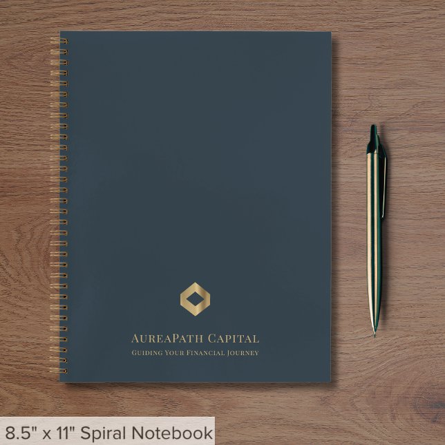 Cuaderno Espiral empresarial elegante (Subido por el creador)