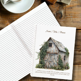 Cuaderno Espiral empresarial personalizada de gran tamaño e