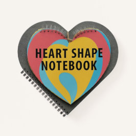 Cuaderno Espiral en forma de corazón