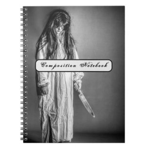 Cuaderno Espiral espiral de horror infantil escarpada para