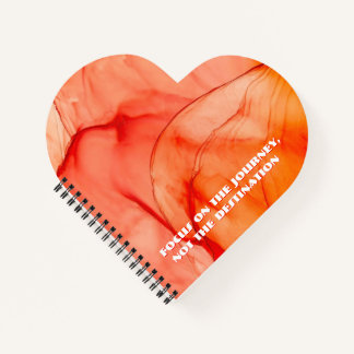 Cuaderno espiral estético con cita personalizada y