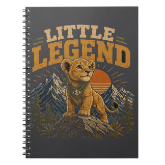 Cuaderno espiral estético Little Legend Lion Cub |