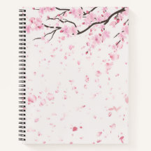 Cuaderno Espiral Floral de Primavera Elegante Flor