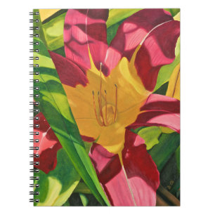 Cuaderno Espiral floral de Tiger Lily