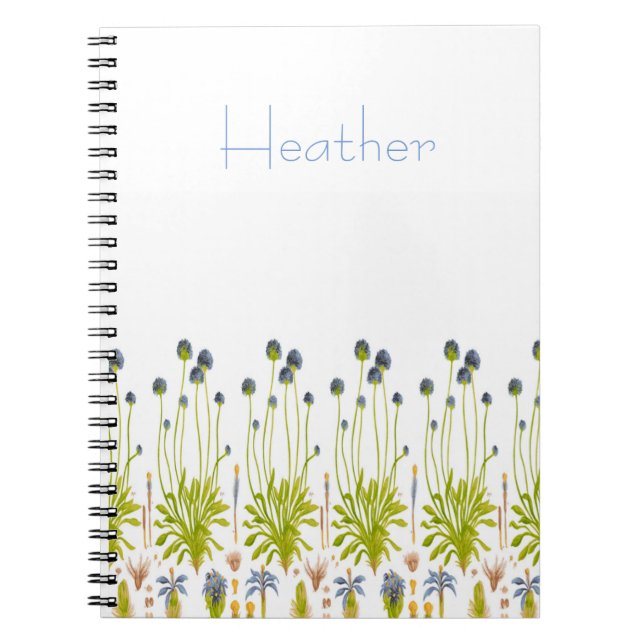 Cuaderno espiral FLORAL - personalícelo (Frente)
