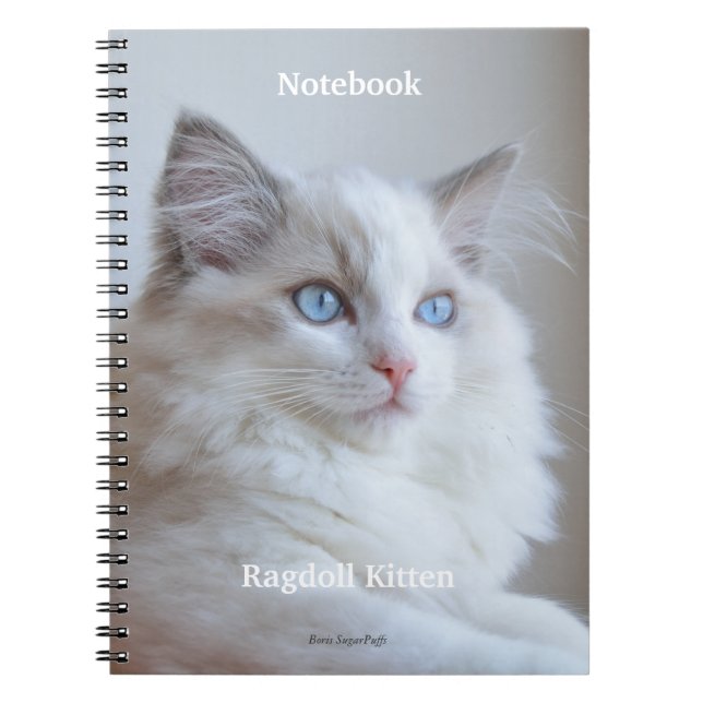 Cuaderno espiral - gatito Boris SugarPuffs de (Frente)
