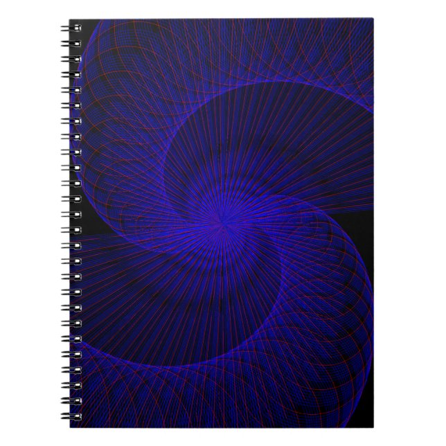 Cuaderno Espiral Geométrico de Doble Embudo Invert (Frente)