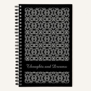 Cuaderno espiral GÓTICO 5.5x8.5 / Negro