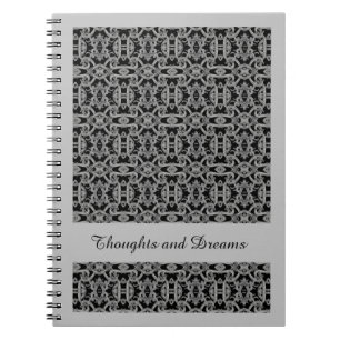 Cuaderno espiral GÓTICO 6,5x8,75 / Gris