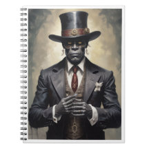 Cuaderno espiral gótico del Barón Samedi