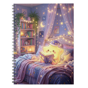 Cuaderno espiral Kawaii Sueños Estrellados