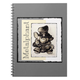 Cuaderno espiral metalizado de Metalphant -