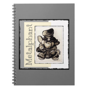 Cuaderno espiral metalizado de Metalphant -