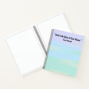 Cuaderno Espiral Motivacional inspirada en el atardecer