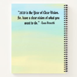 Cuaderno Espiral Motivacional inspirada en el atardecer