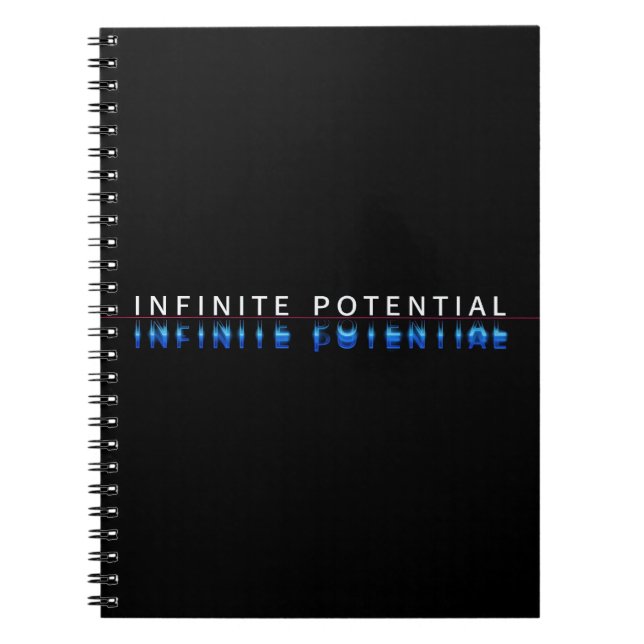 Cuaderno espiral motivacional "Potencial Infinito" (Frente)
