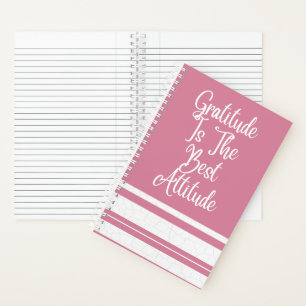 Cuaderno espiral motivacional rosa