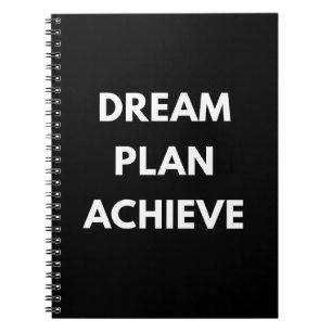 Cuaderno Espiral Motivacional Sueña Planifica Logr