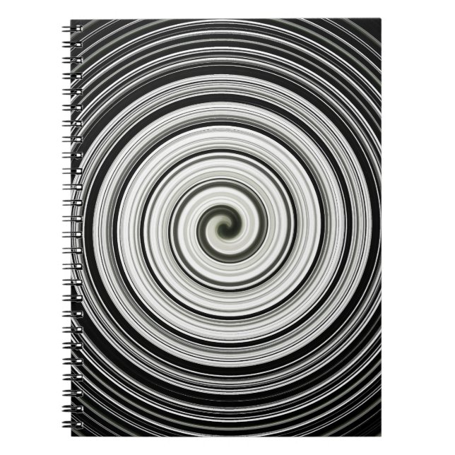 Cuaderno Espiral negra y blanca (Frente)