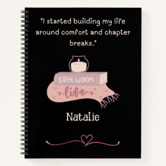 Cuaderno espiral para amantes de la lectura