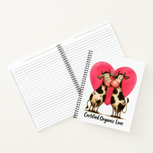 Cuaderno espiral 🐄💘 para corazones motivados por