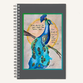 Cuaderno espiral Peacock Shine IS60:1 borde g-t