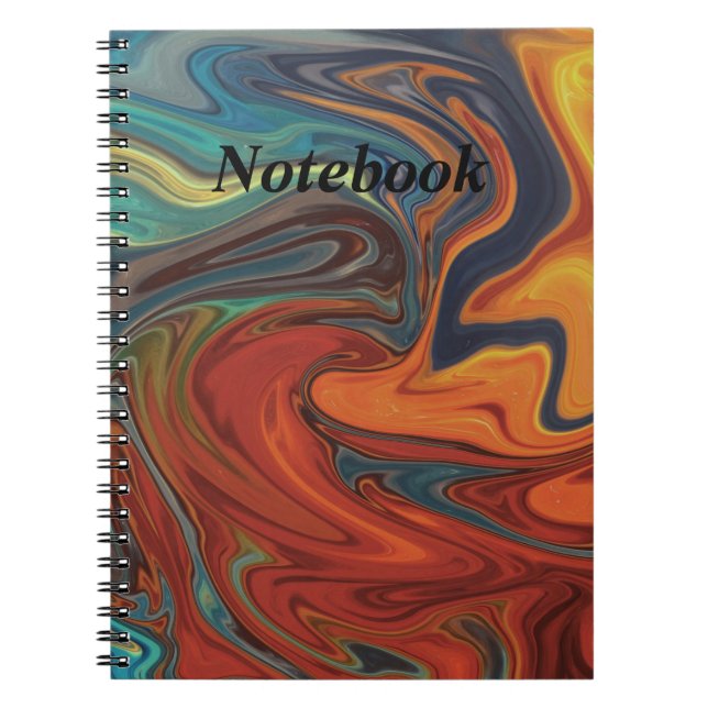 Cuaderno espiral personalizable con tu nombre (Frente)