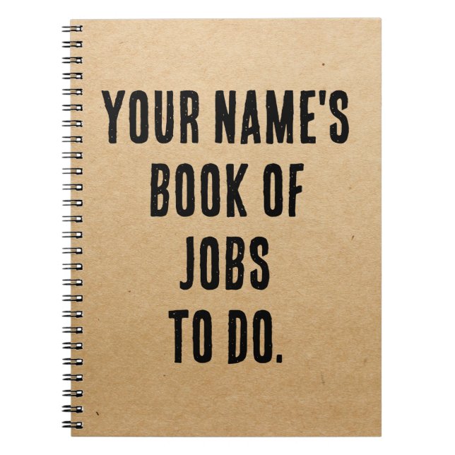 Cuaderno Espiral personalizada de bloc de notas con nombre  (Frente)