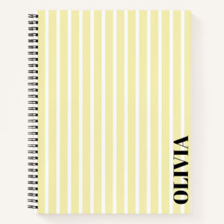 Cuaderno espiral personalizado a rayas