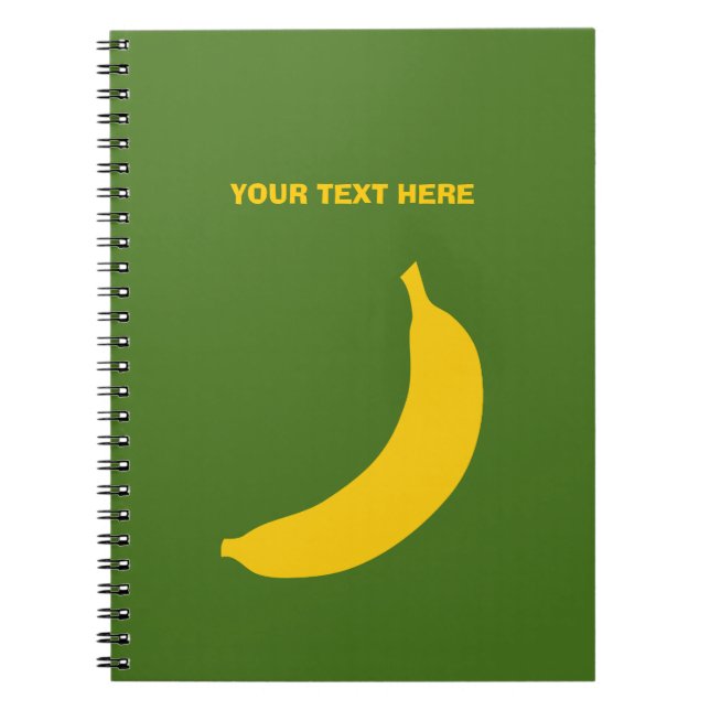 Cuaderno espiral personalizado con cubierta de plá (Frente)