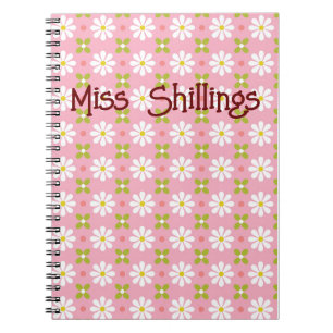 Cuaderno espiral personalizado con estampado de ma