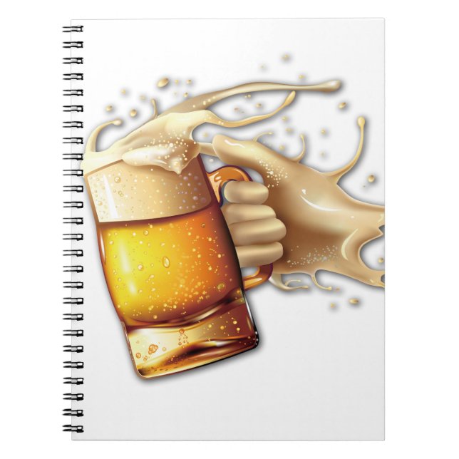 Cuaderno espiral personalizado con tu negro y blan (Frente)