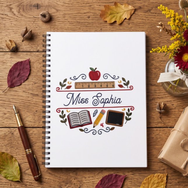 Cuaderno espiral personalizado de agradecimiento a (Subido por el creador)