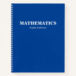 Cuaderno Espiral Personalizado de Asignaturas Esco
