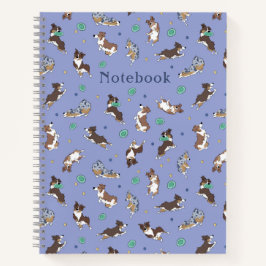 Cuaderno Espiral Personalizado de pastor australiano de div