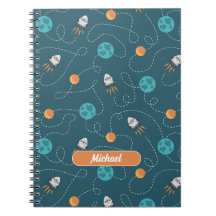 Cuaderno espiral personalizado Explorador Espacial
