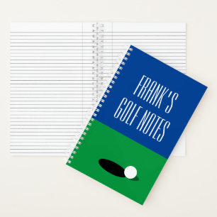 Cuaderno espiral personalizado para jugador de gol