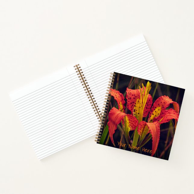 Cuaderno espiral personalizado Pine Lily (Interior)