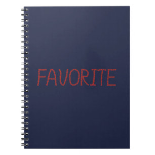 Cuaderno espiral preferido