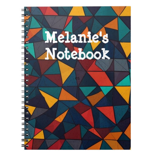 Cuaderno espiral profesional elegante (Frente)