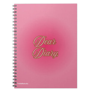 Cuaderno espiral "Querido Diario"