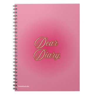Cuaderno espiral "Querido Diario"