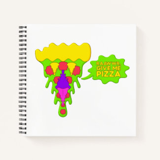 Cuaderno espiral RAAWWR, Dame Pizza